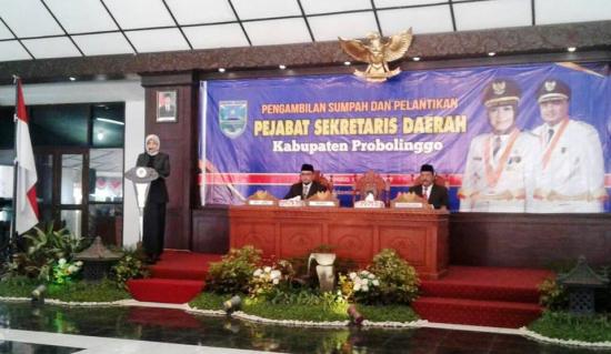 Sekda Probolinggo Resmi Dilantik 
